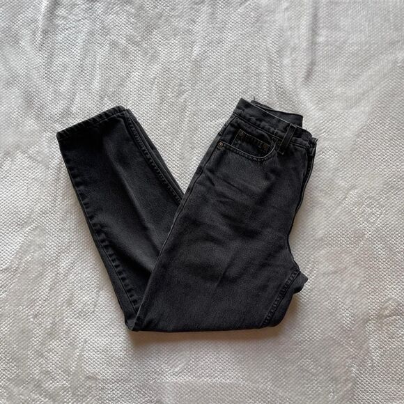 JEANOLOGY COLLECTION VINTAGE BLACK HIGH WAIST JEANS - Picture 3 of 5